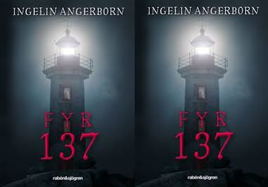 Omslaget till boken där det syns en fyr som lyser i mörkret.