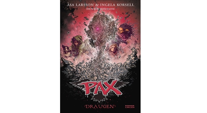 Ett litet lila ljus omsluts av något mörkt och obehagligt.