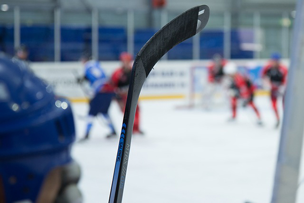Foto från en ishockeymatch.
