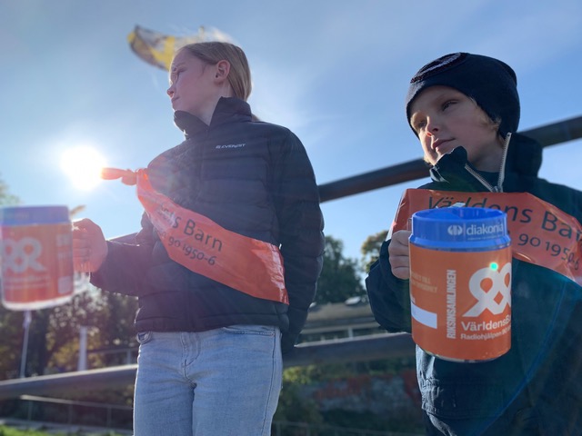 Världens barn får 44,9 miljoner kronor.